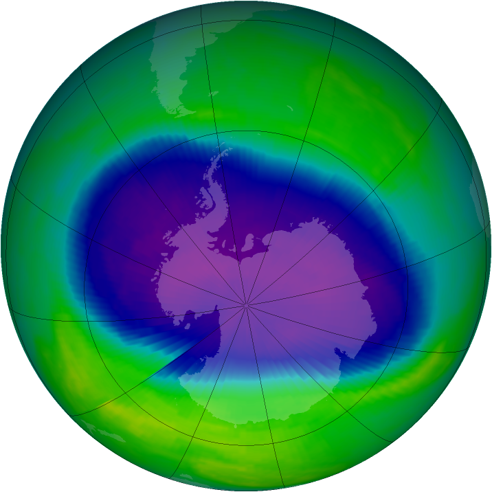 Ozone Map 1998-10-17